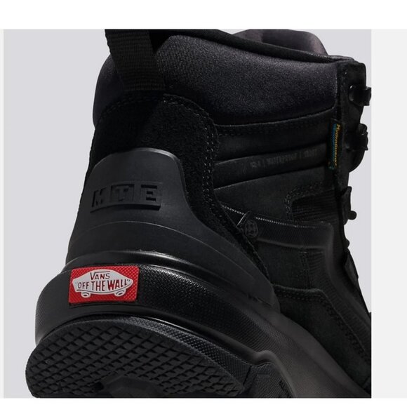 New Vans MTE Crestline Waterproof Hiking/Winter Boots -Blackout Men\'s Sz ,10.5 main image 5